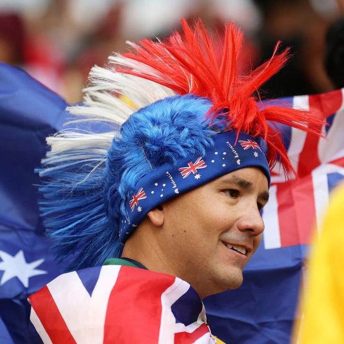 Cổ động viên đội tuyển Austrailia