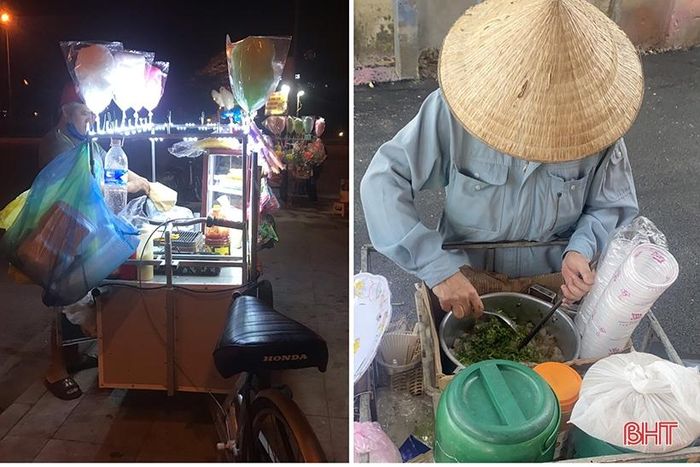 Cốc nhựa, thìa nhựa, hộp xốp là những dụng cụ đựng thực phẩm quen thuộc tại những gánh hàng rong.
