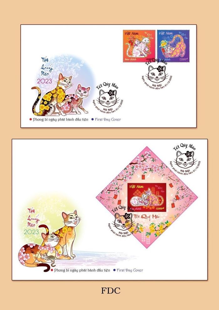 Phong bì ngày phát hành đầu tiên.