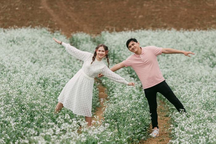 Trên MXH đã xuất hiện vô vàn tấm ảnh chụp cùng hoa cải Mộc Châu cực đẹp, ai nhìn cũng mong muốn được ghé thăm. Ảnh: Ngựa Hoang