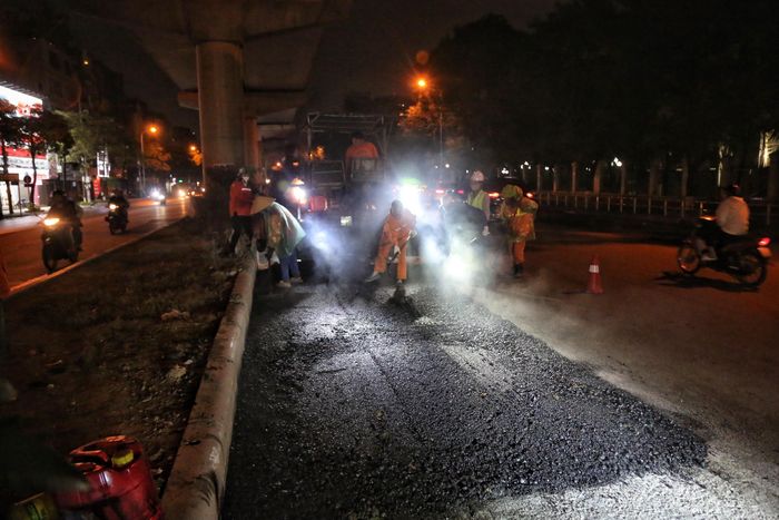 Nhiều vị trí đã hoàn thành đảm bảo cho người dân đi lại thuận tiện.