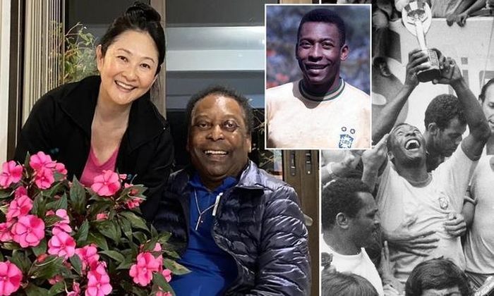 Pele và vợ, bà Marcia Aoki