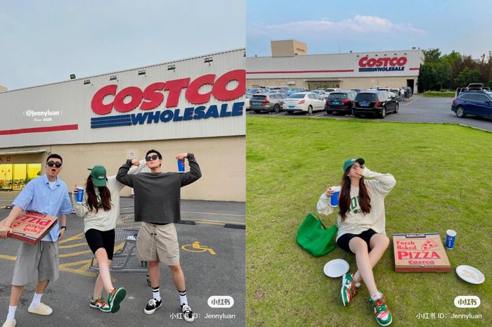 Siêu thị Mỹ Costco được sử dụng làm phông nền “sống ảo”