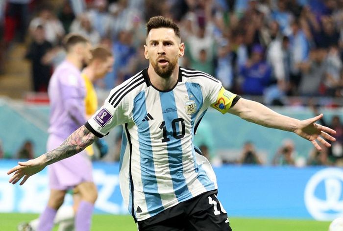Messi ghi bàn ở trận đấu thứ 1000 trong sự nghiệp, vào lưới Australia