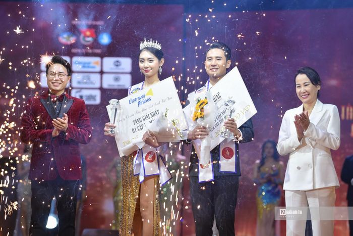 Chung cuộc, Ngô Nguyễn Anh Duy và Lê Thị Lan Anh đã được ban giám khảo chọn ra làm nam vương và hoa khôi cuộc thi “Tài sắc Phương đông” năm 2022.