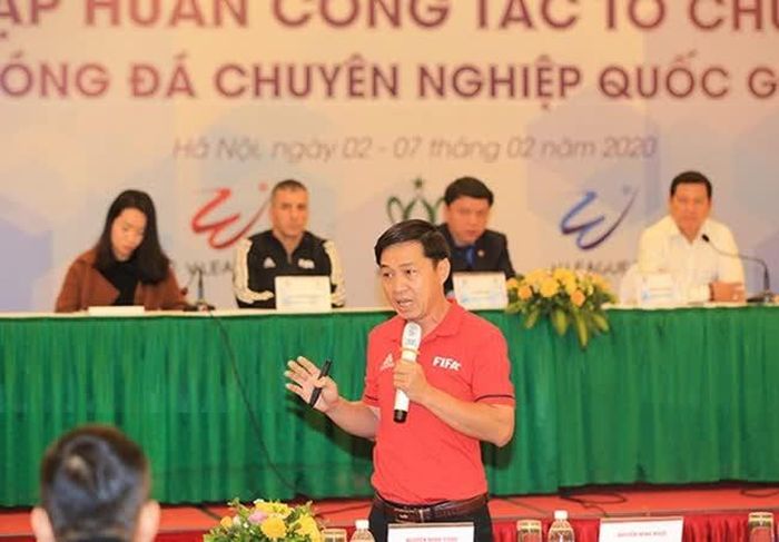 Ông Đặng Thanh Hạ được bầu làm Trưởng ban trọng tài VFF khóa IX.Ảnh: VFF