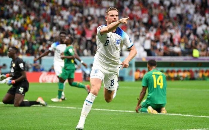 Jordan Henderson, người mở đầu chiến thắng của ĐT Anh trong trận gặp Senegal - Ảnh: FIFA.com
