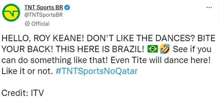 XIN CHÀO, ROY KEANE! KHÔNG THÍCH NHẢY? MẶC KỆ ÔNG! ĐÂY LÀ BRAZIL!