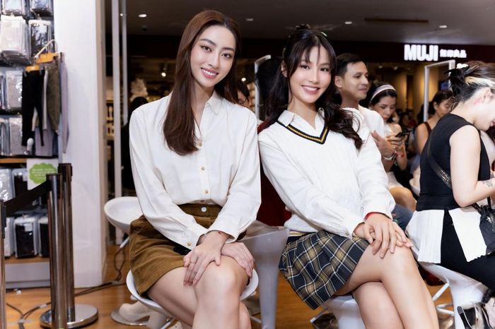 Lương Thùy Linh và Diễm My 9x đọ sắc.