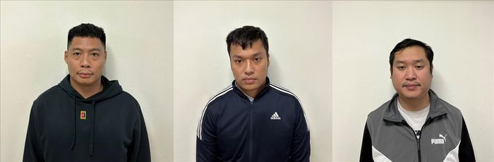 Các đối tượng bị triệu tập về hành vi tổ chức đánh bạc. Ảnh: Quang Khải