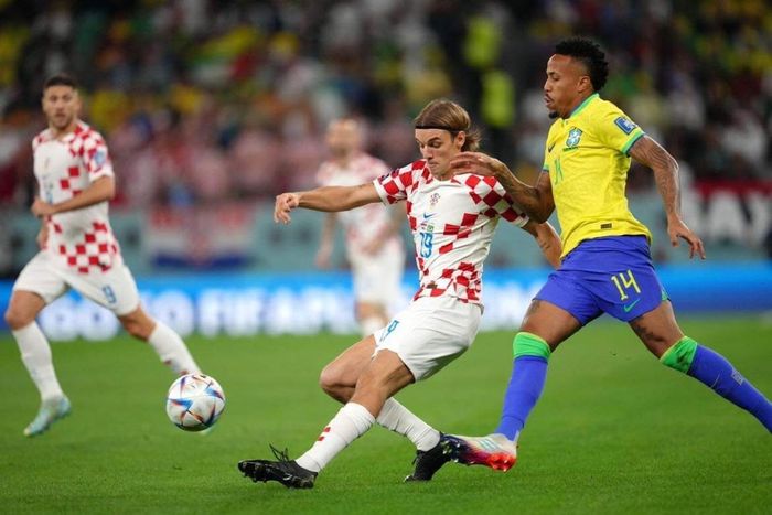 Hàng tiền vệ Croatia đã phong tỏa tốt các ngôi sao Brazil.