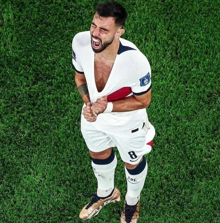 Không chỉ Pepe, Bruno Fernandes cũng cho rằng trọng tài người Argentina đưa ra những quyết định chống lại đội tuyển Bồ Đào Nha