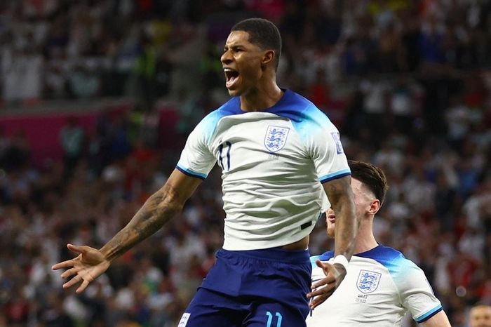 Rashford ghi 3 bàn dù chỉ đá chính 1 trận, vào sân từ ghế dự bị 4 trận từ đầu World Cup 2022. Ảnh: Reuters.
