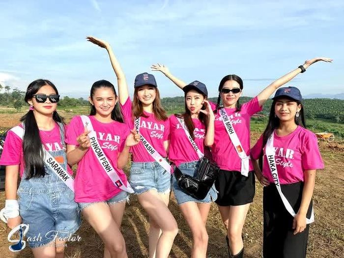 Thùy Dung và các thí sinh tại VCK Hoa hậu Châu Á 2022