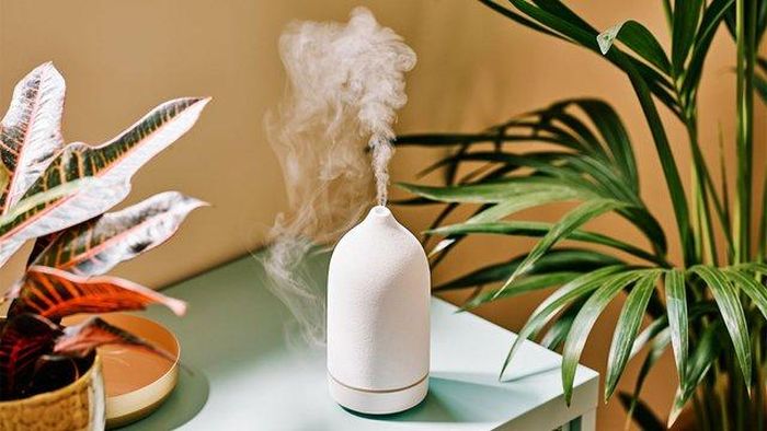 Sử dụng máy tạo độ ẩm trong phòng có thể giúp giảm môi trường khô và độ ẩm thấp