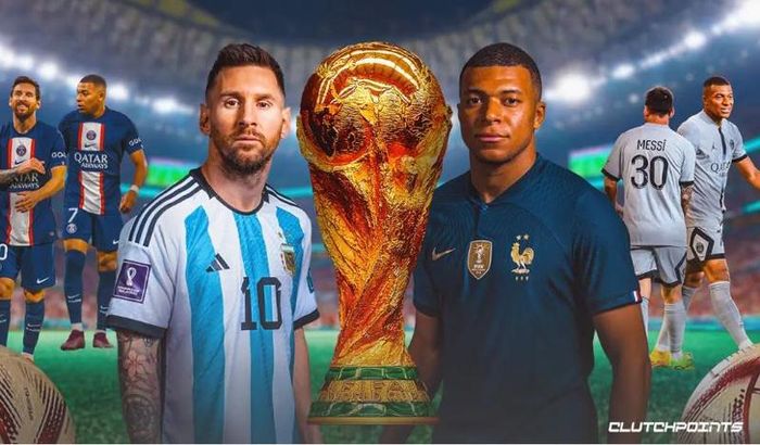 Messi và Mbappe. Nguồn: Clutchpoints