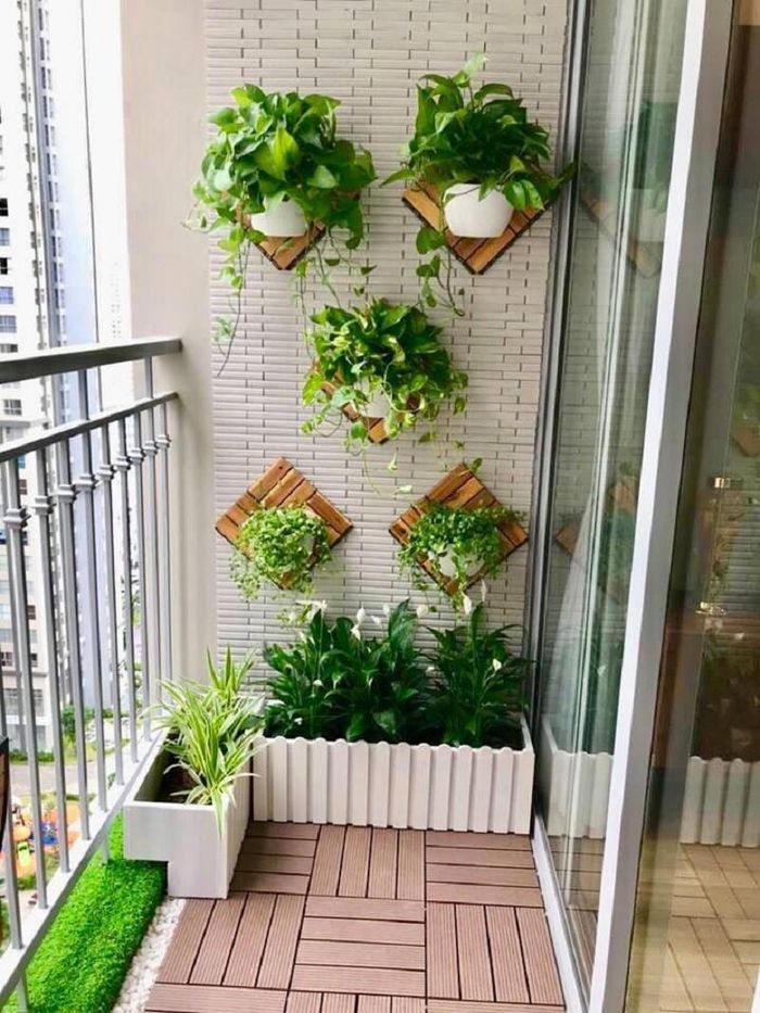 Không nhất thiết phải chi phí cao mà vẫn có ban công đẹp 