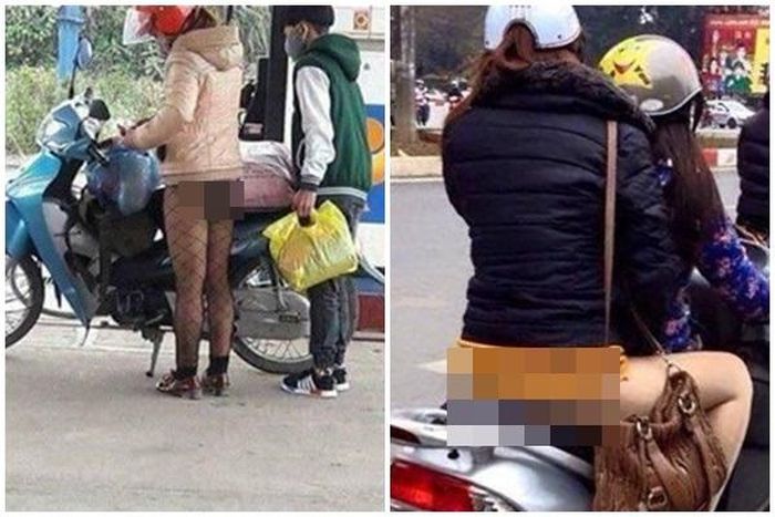 "Ăn với chả mặc cởi ra luôn cho xong", "Em là bad girl trong chiếc quần trong suốt", "Phản cảm",...là những bình luận của cư dân mạng.
