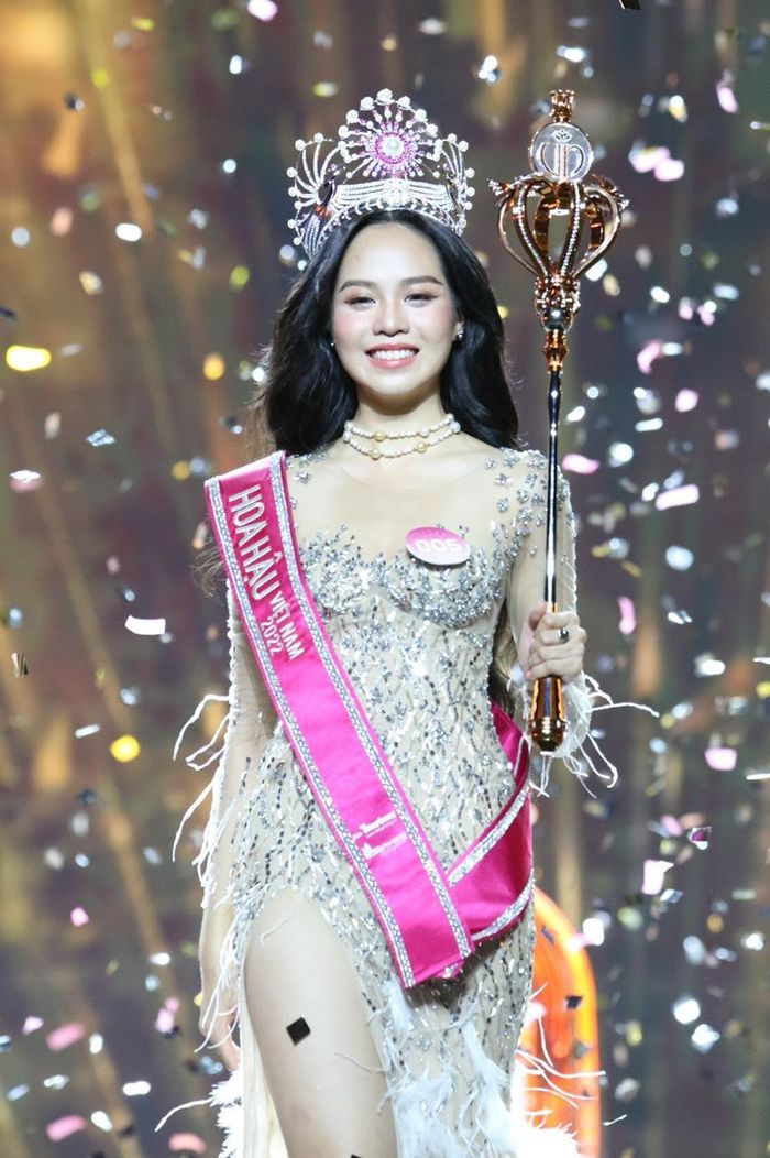 Thanh Thủy cho rằng Hoa hậu Việt Nam không phải là người có ngoại hình đẹp nhất, mà đó là người sở hữu vẻ đẹp hài hòa giữa sắc vóc, tâm hồn, trí tuệ và bản lĩnh. Ảnh: Trọng Tài. 