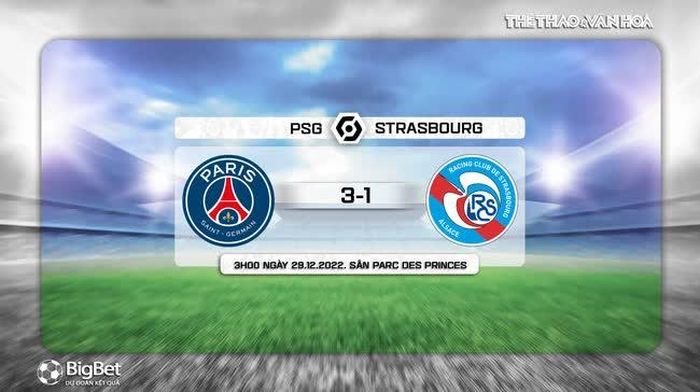 Dự đoán tỉ số PSG vs Strasbourg