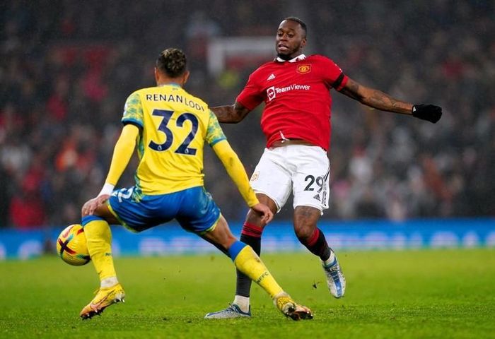 Hậu vệ Aaron Wan-Bissaka đang tìm lại suất đá chính trong đội hình Quỷ đỏ. Ảnh: GETTY
