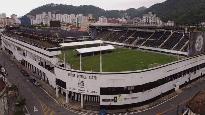 Sân vận động Vila Belmiro của Santos- nơi sẽ diễn ra tang lễ Pele.