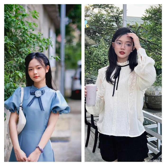 Trong các video thì Lâm Anh là cô thôn nữ mộc mạc, ngoài đời Lâm Anh lại như một tiểu thư kiêu kỳ. Ảnh: NVCC