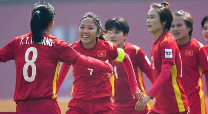 Đội tuyển nữ Việt Nam gây tiếng vang với chiếc vé dự World Cup lần đầu tiên. Ảnh: AFC