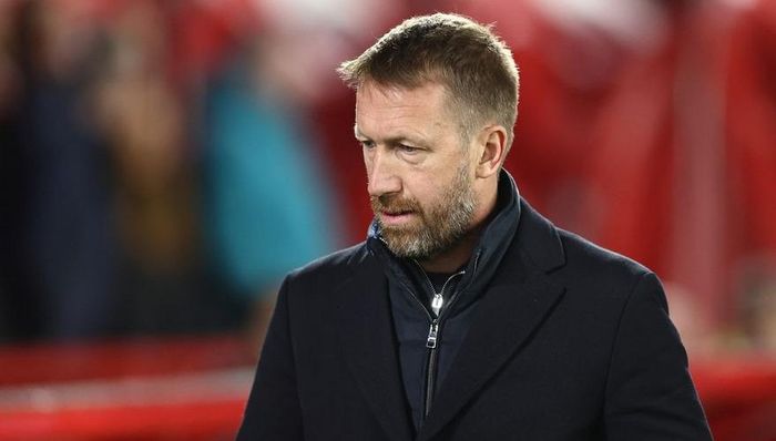 Tương lai của HLV Graham Potter tại sân Stamford Bridge trở nên mờ mịt. Ảnh: DM