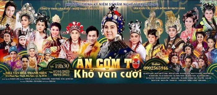 Chương trình kỷ niệm 55 năm nghệ sĩ Bạch Long “Ăn cơm tổ, khổ vẫn cười”