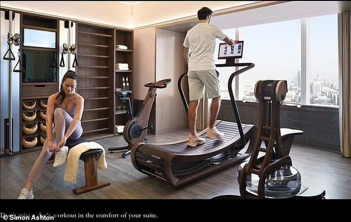 Phòng tập thể thao tại khách sạn