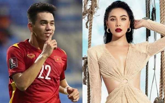 Lần gần nhất Tiến Linh vướng tin đồn hẹn hò là với người mẫu Quỳnh Thư.