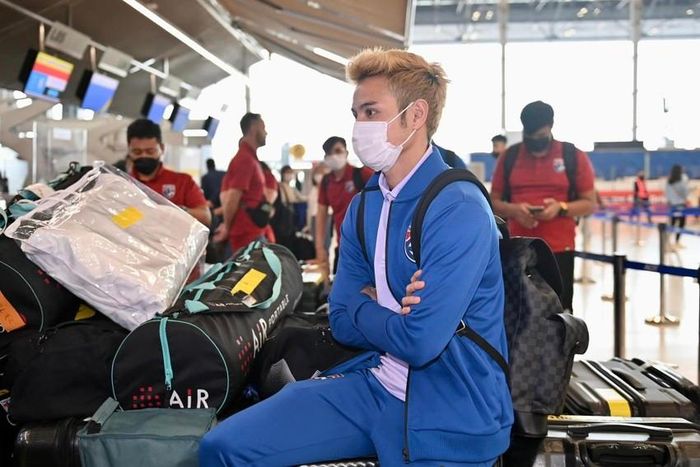 Theerathon Bunmathan, một hậu vệ hay "dọn cỗ" cho Dangda ghi bàn bằng đầu. Ảnh: S.S