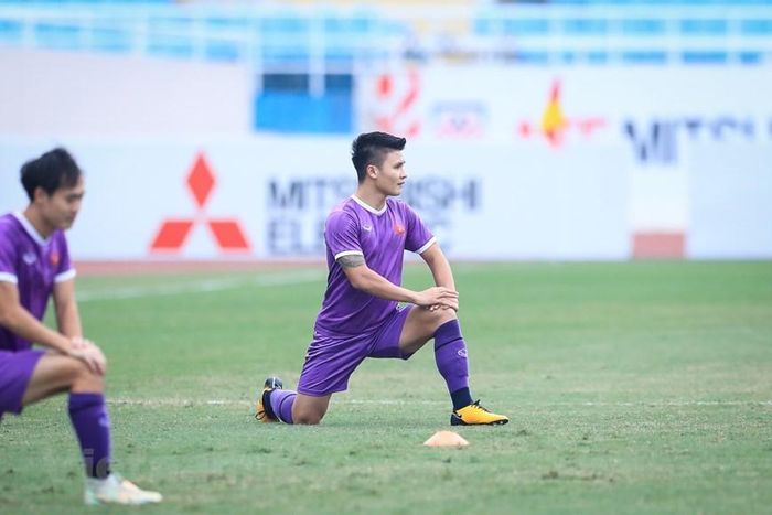 Đội tuyển Việt Nam đã sẵn sàng đối đầu Thái Lan trên sân nhà với đội hình mạnh nhất cùng tinh thần quyết thắng. (Ảnh: PV/Vietnam+)