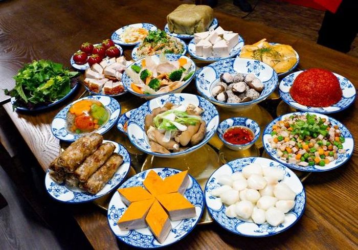 Mâm cỗ tinh tế, khéo léo của miền Bắc