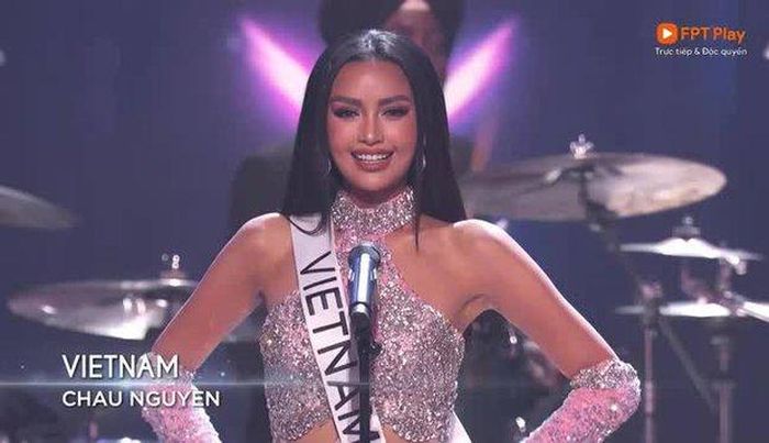 Ngọc Châu tại Chung kết "Miss Universe 2022".