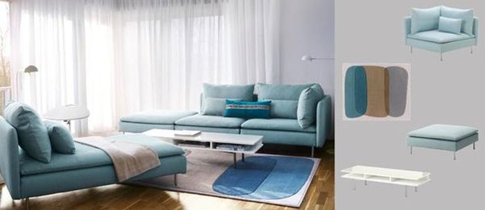Xanh lam là một màu rất hiện đại, nhưng để giữ cho không gian của bạn. Để không gian không quá lạnh, bạn có thể thử kết hợp các tông lam đậm nhạt với nhau.