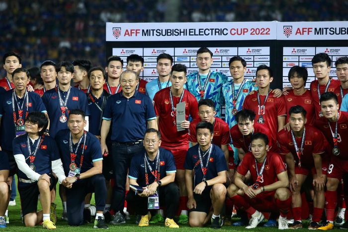  HLV Park Hang-seo khép lại hành trình 5 năm đáng nhớ cùng bóng đá Việt Nam. Ảnh: Duy Anh. 