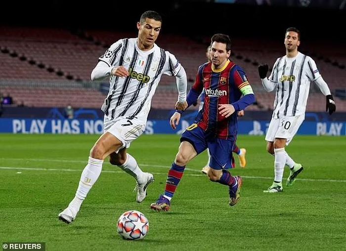 Ronaldo và Messi có nhiều cơ hội đối đầu nhau khi chơi tại Tây Ban Nha. Ảnh: Reuters