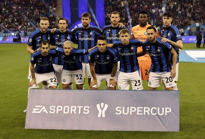 Đội hình xuất phát của Inter Milan.