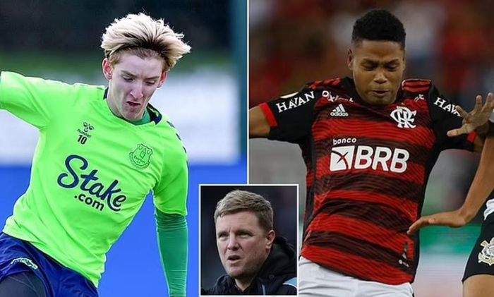Newcastle đang xem xét một động thái mới cho tiền đạo Anthony Gordon của Everton cũng như Matheus Franca