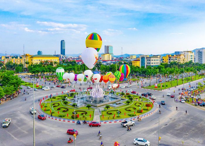 Thành phố Hà Tĩnh hôm nay. Ảnh: T. Hải