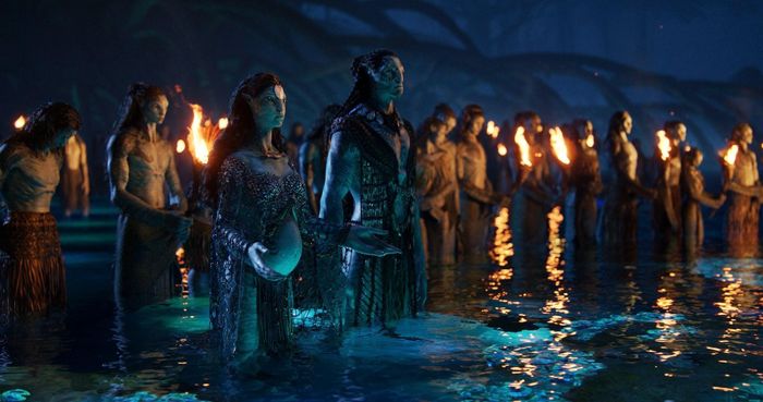 Avatar 2 trụ vững vị trí số 1 ở phòng vé. Ảnh: 20th Century Studios.