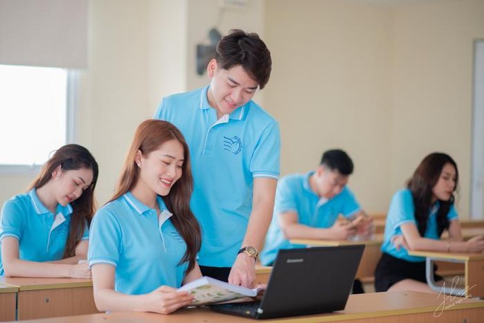 Sinh viên Học viện Phụ nữ Việt Nam. Ảnh: HVCC