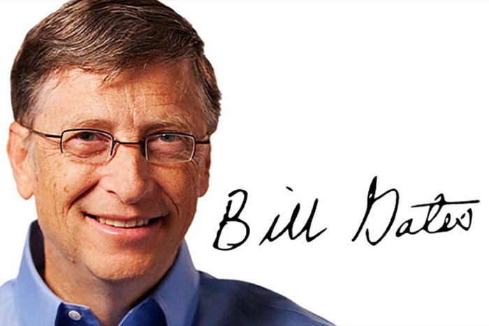  Trông có vẻ như Bill Gates dành nhiều thời gian để ký một chữ ký rõ ràng, không phô trương. Nó cho thấy sự chóng vánh trong suy nghĩ, chấm nhỏ bên trên chữ "i" cho thấy ông là người kiên nhẫn với các chi tiết và sẵn sàng bỏ thời gian để lắng nghe. Đặc biệt hơn, nếu xét về phong thủy, chữ ký có nhiều kí tự tròn trịa như của ông chủ Microsoft sẽ giúp chủ nhân gặp nhiều may mắn và bình an. 