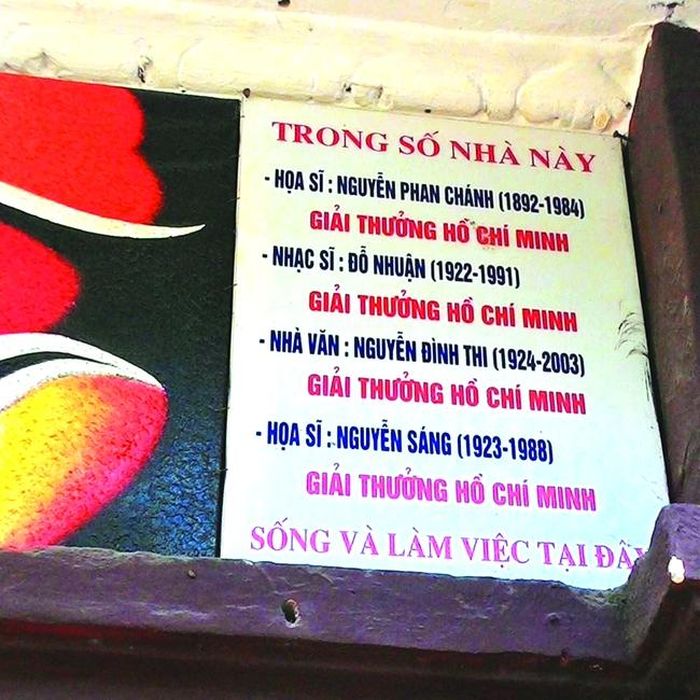 Ngày nay, đến số 65 Nguyễn Thái Học, Hà Nội, nếu để ý, sẽ thấy tấm biển này. Tại đây còn là nơi ở của các họa sĩ Huỳnh Văn Gấm (1922 - 1987), Mai Văn Hiến (1923 - 2006), Văn Giáo (1916 - 1966), Trần Đông Lương (1925 - 1993), Nguyễn Tư Nghiêm (1922 - 2016), nhà văn Vũ Tú Nam (1929 - 2020)...