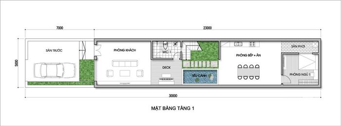 Mặt bằng tư vấn tầng 1