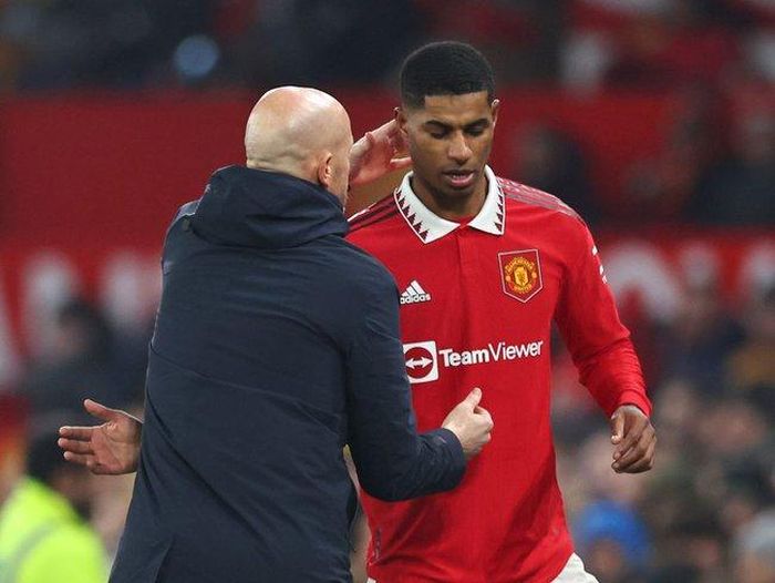 Ten Hag thuyết phục Rashford gia hạn.