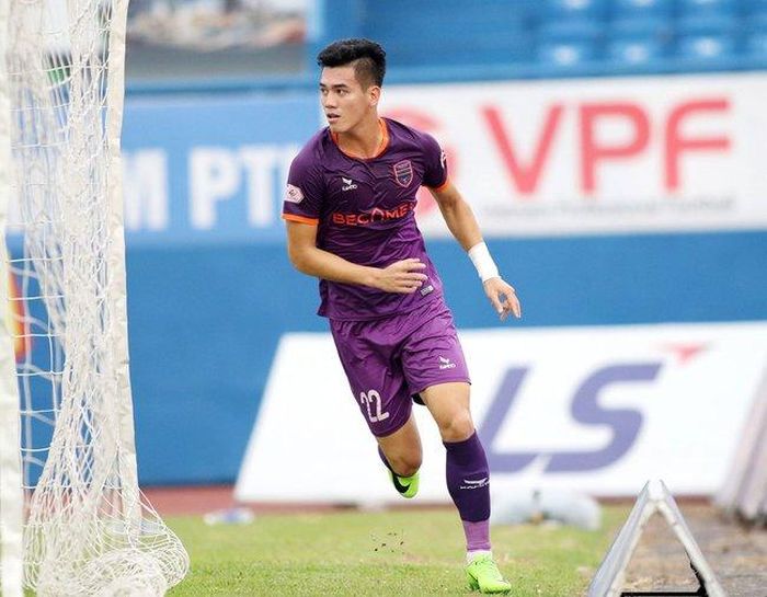 Tiền đạo sinh năm 1997 có ưu thế lớn để giành Quả bóng vàng Việt Nam 2022. Ảnh: VPF