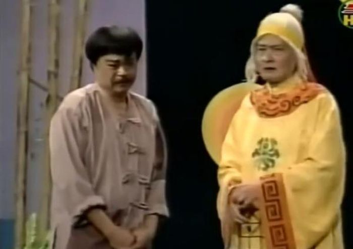 Vai diễn Đế Thích trong vở “Hồn trương ba, da hàng thịt” của NSND Trần Tiến.
